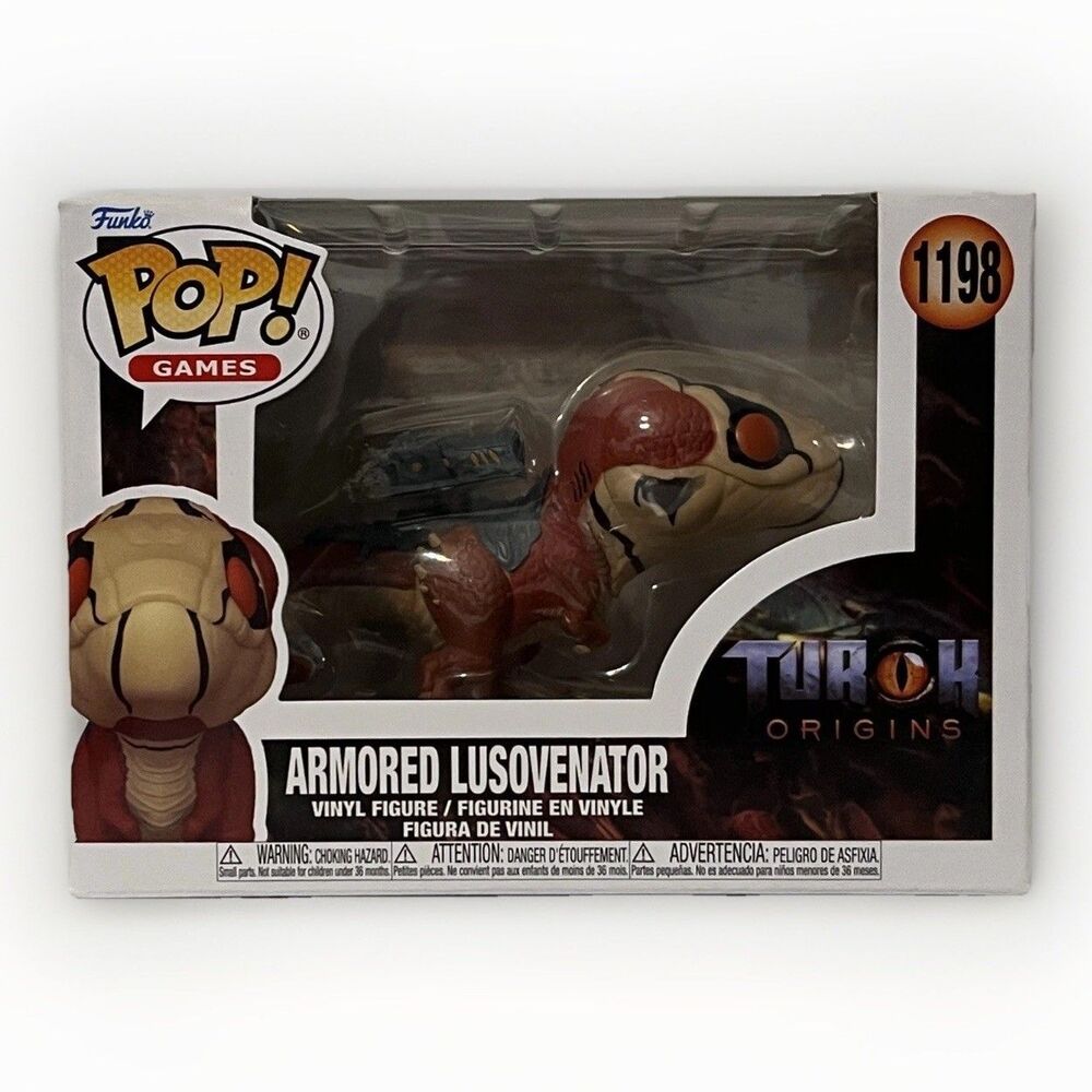 Funko Pop! Games Turok Origins Armored Lusovenator 1198 Vinyl Figure
